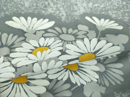 平和屋着物●九寸名古屋帯　手描き　菊文　正絹　逸品　未使用　DABD1300ps