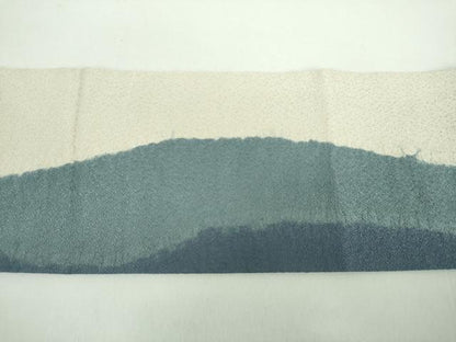 平和屋着物●全通柄九寸名古屋帯　絞り　霞間道　正絹　逸品　DABD1331ps