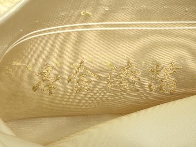 平和屋着物●老舗織元　泰生織物　六通柄袋帯　唐織　松文　本金漆箔　正絹　逸品　DABD1339ps