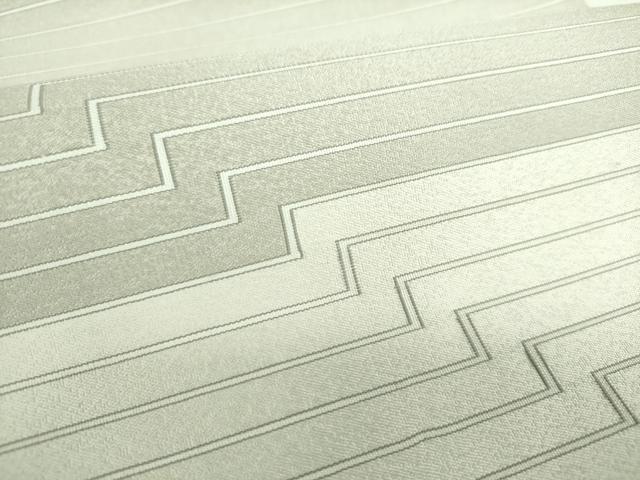 平和屋着物●西陣　織楽浅野　銀座きしや　六通柄袋帯　横段文　正絹　逸品　未使用　DABD1341ps