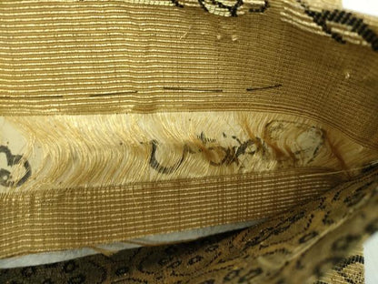 平和屋着物●極上 ひなや工房 くむ・あむ・おる 伊豆蔵明彦 両面 六通柄袋帯 金華山織 格天井鳳凰花文 金糸 正絹 逸品 未使用 DABD1375ps