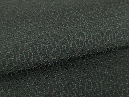 平和屋着物●男性　お召　霞文　正絹　逸品　DABD1392ps