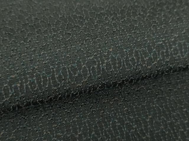 平和屋着物●男性　お召　霞文　正絹　逸品　DABD1392ps