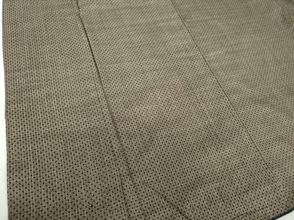 平和屋着物●男性　本場大島紬　割り込み絣　間道　正絹　逸品　DABD1406ps