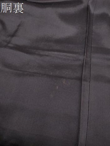 平和屋着物●男性　お召　ドクロ　髑髏　正絹　逸品　DABD1408ps