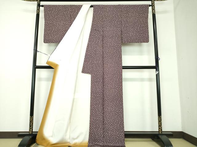 平和屋着物●上質な小紋　蜻蛉　正絹　逸品　DABD1418ps