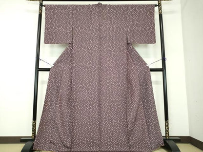 平和屋着物●上質な小紋　蜻蛉　正絹　逸品　DABD1418ps