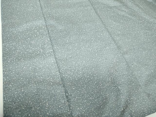 平和屋着物●石川県指定無形文化財　牛首紬　白山工房　手織り　たたき染め　さが美扱い　正絹　逸品　DABD1423ps