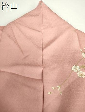 平和屋着物●訪問着　駒刺繍　鼓花文　暈し染め　金彩　正絹　逸品　DABD1434ps