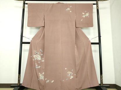 平和屋着物●訪問着　宝尽くし　金彩　正絹　逸品　DABD1445ps