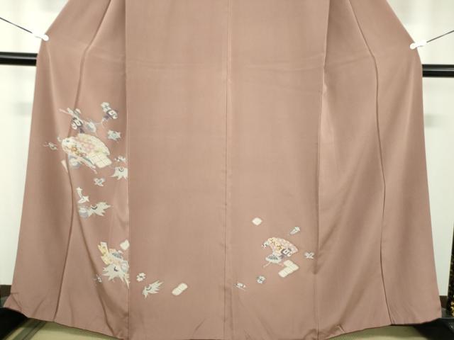 平和屋着物●訪問着　宝尽くし　金彩　正絹　逸品　DABD1445ps