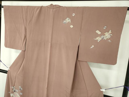 平和屋着物●訪問着　宝尽くし　金彩　正絹　逸品　DABD1445ps