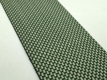 平和屋着物●男性　本場筑前博多織　両面　角帯　幾何学文様　正絹　逸品　DABD1508ps