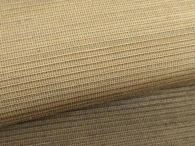 平和屋着物●本塩沢　やまだ織　太鼓柄袋帯　雪の中のきれ　霞文　上代25万　証紙付き　正絹　逸品　未使用　DABD1517ps