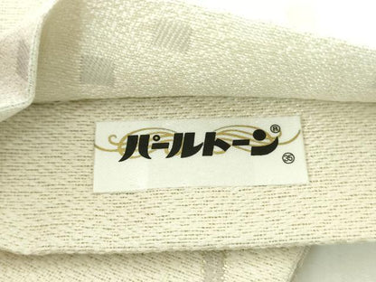 平和屋着物●両面　六通柄袋帯　唐草文　金糸　正絹　逸品　DABD1533ps
