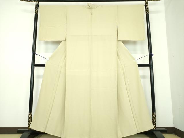 平和屋着物●上質な色無地　抹茶色　正絹　逸品　未使用　DABD1588ps
