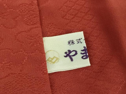 平和屋着物●上質な長襦袢　袷　源氏車梅地紋　やまと誂製　正絹　逸品　DABD1591ps