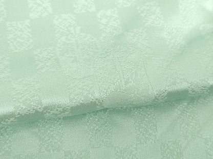 平和屋着物●上質な長襦袢　無双仕立て　市松仕覆地紋　正絹　逸品　DABD1601ps
