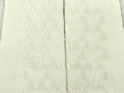 平和屋着物●上質な長襦袢　無双仕立て　半衿刺繍　秋草文　暈し染め　正絹　逸品　未使用　DABD1602ps