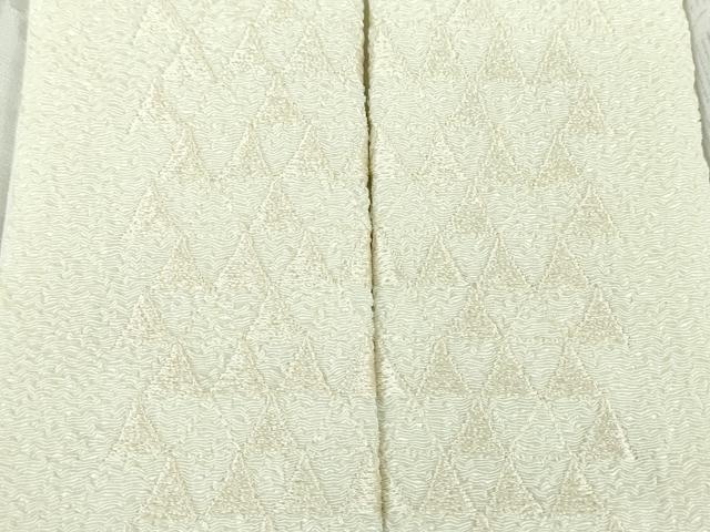 平和屋着物●上質な長襦袢　無双仕立て　半衿刺繍　秋草文　暈し染め　正絹　逸品　未使用　DABD1602ps