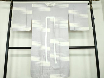 平和屋着物●上質な長襦袢　無双仕立て　霞舞桜地紋　暈し染め　正絹　逸品　未使用　DABD1607ps