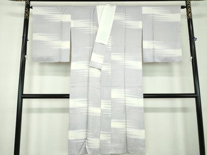 平和屋着物●上質な長襦袢　無双仕立て　霞舞桜地紋　暈し染め　正絹　逸品　未使用　DABD1607ps