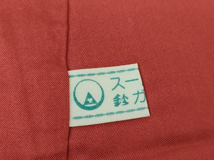 平和屋着物●上質な紬　横段文　鈴乃屋扱い　正絹　逸品　未使用　DABD1611ps