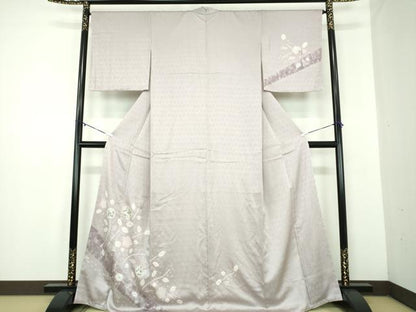 平和屋着物●訪問着　絞り　刺繍　手描き　辻が花　鈴乃屋扱い　正絹　逸品　未使用　DABD1612ps
