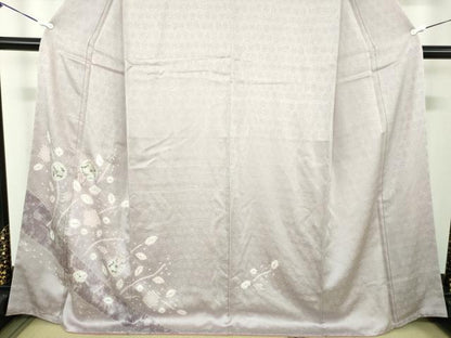 平和屋着物●訪問着　絞り　刺繍　手描き　辻が花　鈴乃屋扱い　正絹　逸品　未使用　DABD1612ps