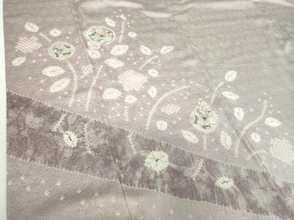 平和屋着物●訪問着　絞り　刺繍　手描き　辻が花　鈴乃屋扱い　正絹　逸品　未使用　DABD1612ps