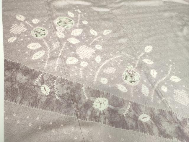 平和屋着物●訪問着　絞り　刺繍　手描き　辻が花　鈴乃屋扱い　正絹　逸品　未使用　DABD1612ps