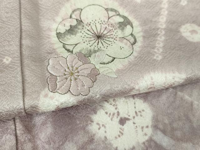 平和屋着物●訪問着　絞り　刺繍　手描き　辻が花　鈴乃屋扱い　正絹　逸品　未使用　DABD1612ps