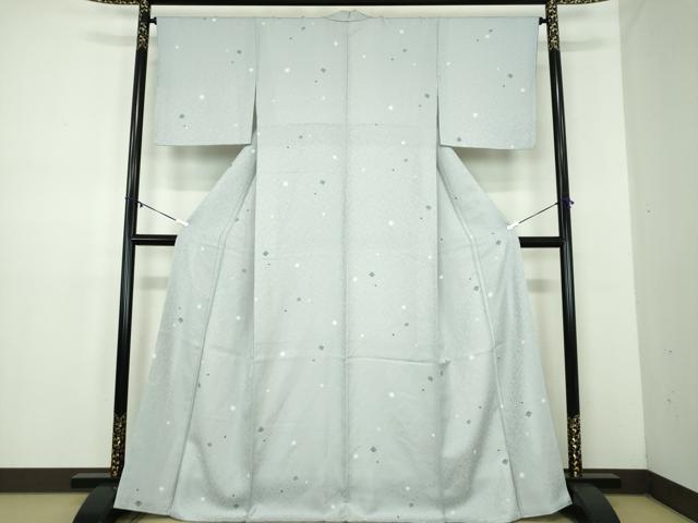 平和屋着物●上質な小紋　源氏香　舞桜　蛍暈し　正絹　逸品　DABD1619ps