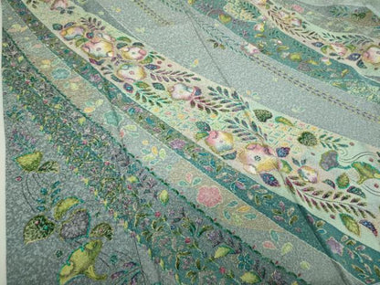 平和屋着物●訪問着　辻が花　暈し染め　金彩　正絹　逸品　DABD1628ps