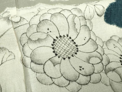 平和屋着物●訪問着　背抜き仕立て　紬地　絞り　手描き　辻が花　正絹　逸品　未使用　DABD1630ps