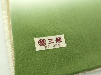 平和屋着物●ジャパンオートクチュール　渡辺雪三郎　紬　縞　金糸　三越扱い　正絹　逸品　DABD1636ps
