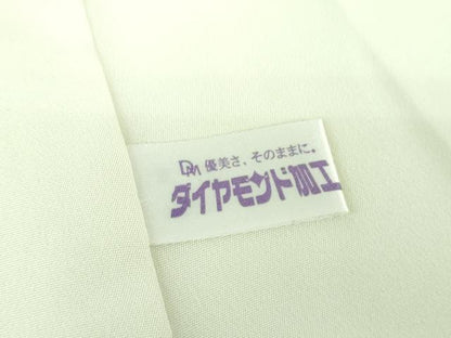 平和屋着物●訪問着　総刺繍　枝垂れ花　暈し染め　金糸　正絹　逸品　DABD1637ps