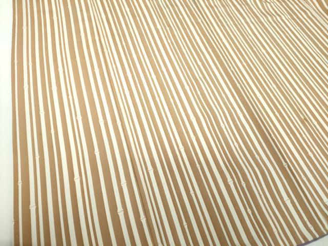 平和屋着物●銀座　志ま亀　小紋　竹節　たとう紙付き　正絹　逸品　DABD1640ps