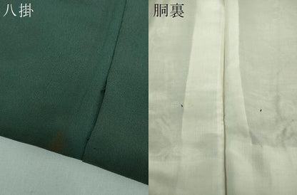 平和屋着物●本場大島紬　龍郷絣　花菱文　正絹　逸品　DABD1647ps