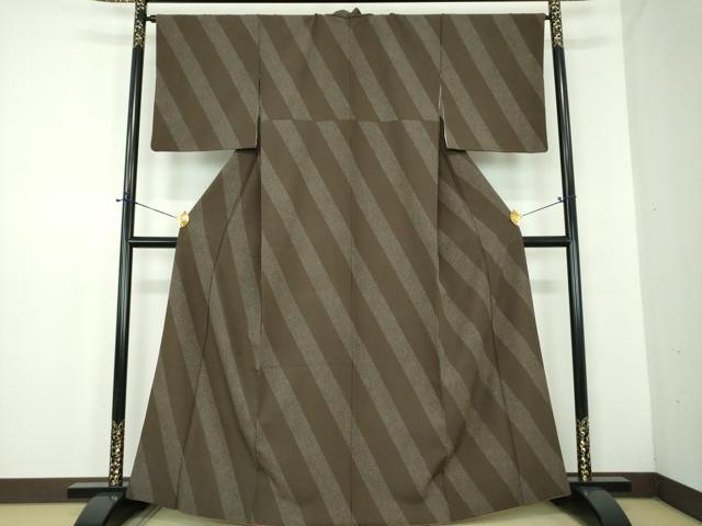平和屋着物●洗える最高級着物　＜英＞はなぶさ謹製　小紋　亀甲間道　逸品　DABD1649ps