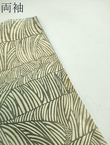 平和屋着物●上質な小紋　抽象文様　暈し染め　正絹　逸品　DABD1651ps