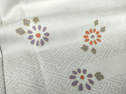 平和屋着物●洗える最高級着物　＜英＞はなぶさ謹製　訪問着　霞花文　金銀彩　逸品　DABD1653ps