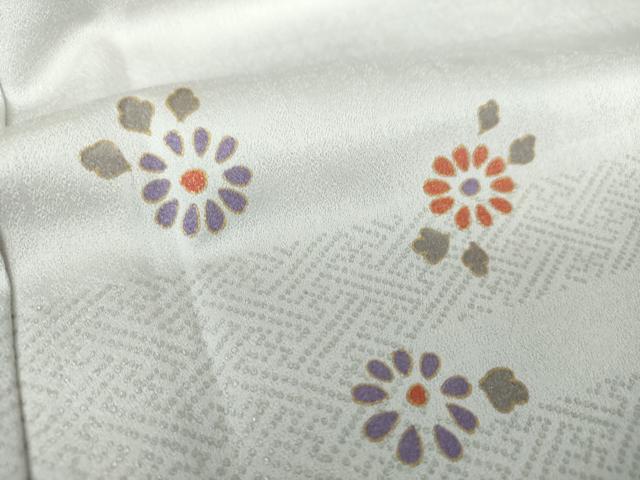 平和屋着物●洗える最高級着物　＜英＞はなぶさ謹製　訪問着　霞花文　金銀彩　逸品　DABD1653ps