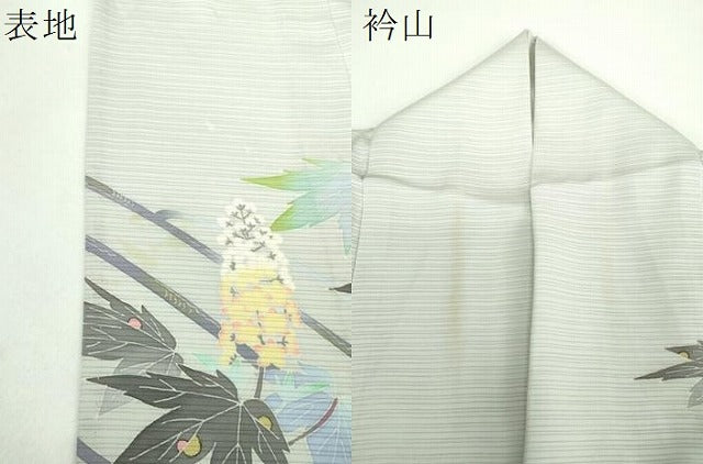 平和屋着物＊夏物　本加賀友禅作家　杉村典重作　訪問着　絽　想々　色紙・証紙付き　正絹　逸品　DABD1665ps