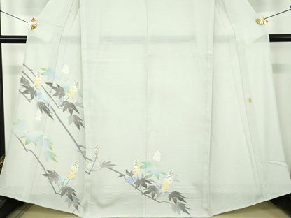 平和屋着物＊夏物　本加賀友禅作家　杉村典重作　訪問着　絽　想々　色紙・証紙付き　正絹　逸品　DABD1665ps