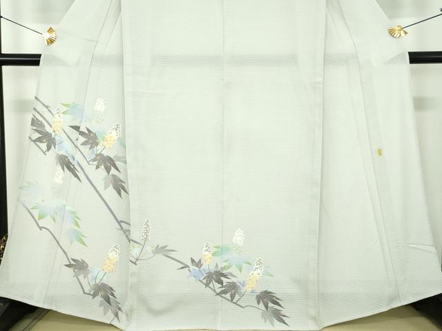 平和屋着物＊夏物　本加賀友禅作家　杉村典重作　訪問着　絽　想々　色紙・証紙付き　正絹　逸品　DABD1665ps