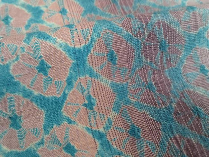 平和屋着物●菅原工房　菅原結作　漢方染紬　間道　証紙付き　正絹　逸品　DABD1680ps
