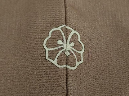 平和屋着物●訪問着　刺繍　渡橋風景花文　暈し染め　金彩　正絹　逸品　DABD1684ps