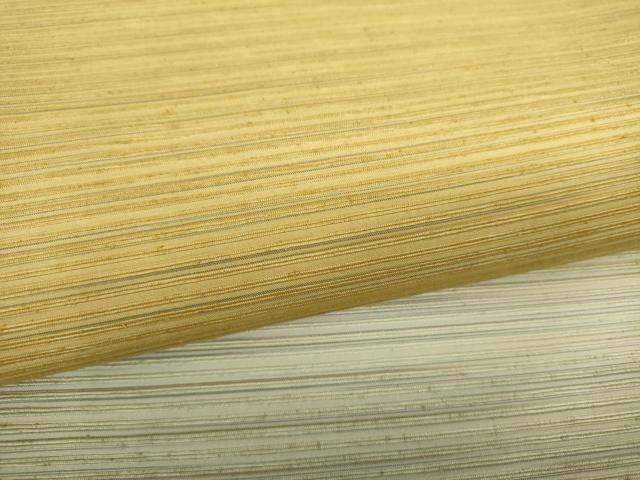 平和屋着物●本塩沢　やまだ織　太鼓柄袋帯　雪の中のきれ　霞文　証紙付き　正絹　逸品　DABD1750ps