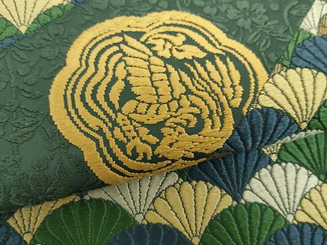 平和屋着物○六通柄袋帯 唐織 寿映雅菊文 金糸 正絹 平和屋着物○六通柄袋帯 唐織 寿映雅菊文 金糸 正絹